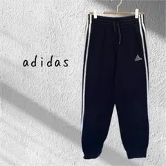 adidas アディダス　ロゴ入 スウェット ジョガーパンツ ネイビー
