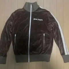 Palm Angels ベロア トラックジャケット ブラウンのサムネイル
