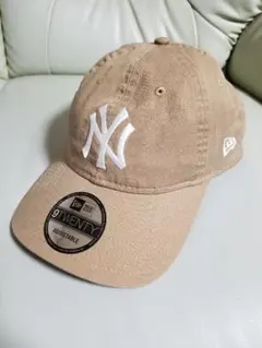 NEW ERA 9TWENTY ヤンキース ベージュ キャップ ニューエラ