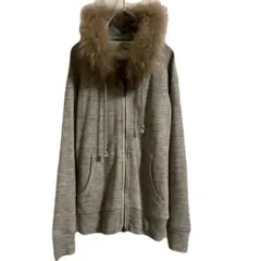 goa fur Hoodie ゴア ラクーンファー パーカー y2k lgbのサムネイル