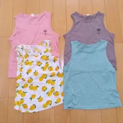 7y8y9yタンクトップキャミソールインナーシャツセット120130140H&М
