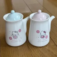 ハローキティ 陶器製調味料入れ 2個セット - メルカリ