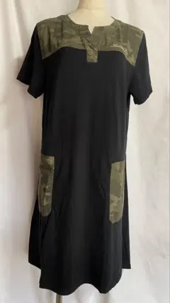 AVIREX/アヴィレックス/迷彩柄半袖チュニック