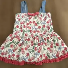 チェリー柄 ベビー水着 110
