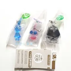 ピクミンめじるしアクセサリー ver.2　青・羽・岩ピクミン　3個セット　ガチャ