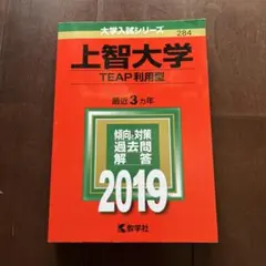 上智大学(TEAP利用型) 2019