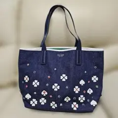 美品【kate spade NEW YORK 】デニム トートバッグのサムネイル