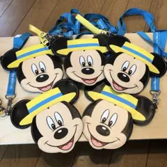 非売品　バケパ　ミッキーマウス パスケース 5個セット