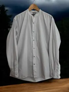 ≪junhashimoto≫BANDCOLLAR SHIRTバンドカラーシャツ