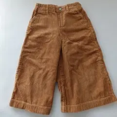 UNIQLO コーデュロイワイドパンツ 110cm ブラウン