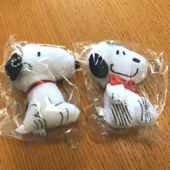 PEANUTS スヌーピー ボールチェーン ぬいぐるみ　2個セット