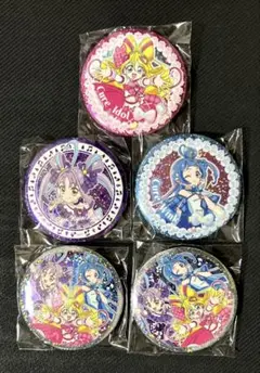 キミとアイドルプリキュア BIGホログラム缶バッジ キュアウインク 3個