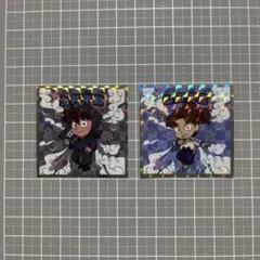 忍たま乱太郎マンチョコ　コレクターシール　シール　土井半助　山田利吉