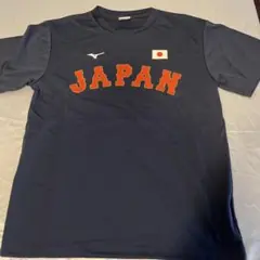 Mizuno JAPAN 応援 Tシャツ ネイビー大谷選手モデル