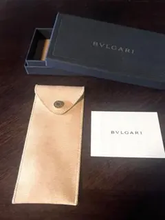 ブルガリ　小物入れ　ミニポーチ　ベージュ