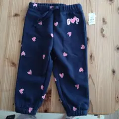 Gap ハート柄 ネイビーパンツ 90cm