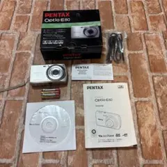良品⭕️実写美【動作確認済】PENTAX Optio E80 乾電池式 - メルカリ