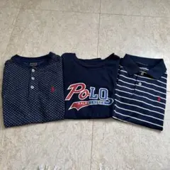 ラルフローレン キッズ 130 140 男の子 3枚セット ポロシャツ Tシャツ