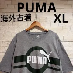 海外古着　PUMA オーバーサイズTシャツ　スポーツ系Tシャツ サイズXL