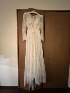 ウェディングドレス ロングスリーブ レース