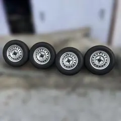 引取限定】ダイハツ ハイゼットカーゴ純正タイヤホイール4本 145/80R12