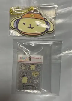 サンリオ ポムポムプリン ラバーストラップ、キーホルダー