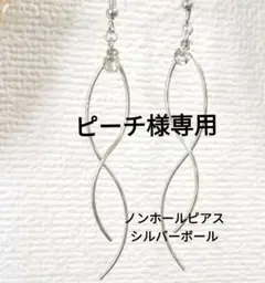 【ピーチ様専用】ノンホールピアス2点セット