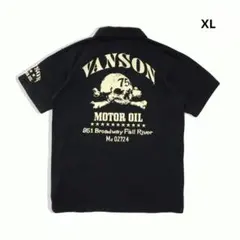 □新品vansonバンソン 50周年記念モデルスペシャルSP半袖ZIPシャツ M