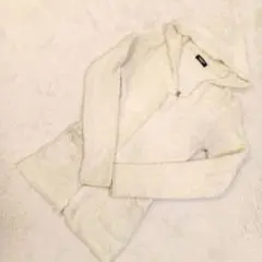 TORNADO MART ホワイト フード付きパーカー