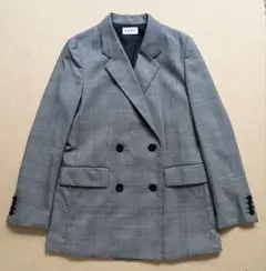 PLST ダブルブレスト テーラード ジャケット