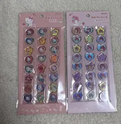 新品☆おはじきふうシール ハローキティ マイメロディ 2枚セット サンリオ