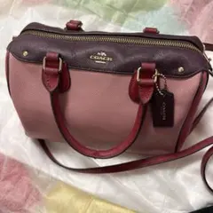 COACH コーチ ショルダーバッグ ハンドバッグ 2way ピンク