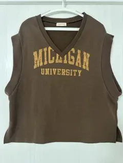 anap mimpi MICHIGAN ロゴ Vネック 半袖 トップスのサムネイル