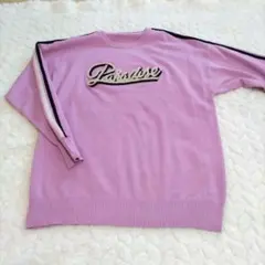 ☆新品☆レディース ニットセーター 長袖ピンク