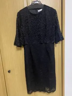 レースレディース　ブラック　ワンピース　11号