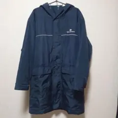 ASICS DEPORTE フード付きナイロンジャケット ネイビー