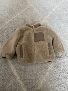 PETIT MAIN フリースジャケット ベージュ