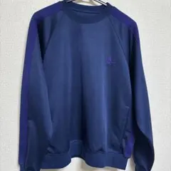 Needles トラッククルーネックシャツ ネイビー