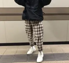希少　チャオパニック　チェックパンツのサムネイル