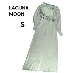 美品✨LAGUNAMOON ボレロセットニットワンピース　 2 WAY　 S 緑