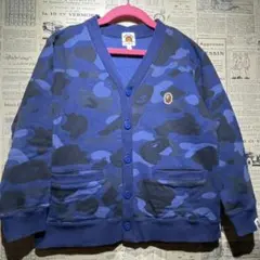 A BATHING APE BAPE KIDS カーディガン 迷彩 130