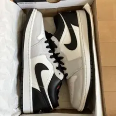 【新品未使用】Air Jordan 1 Low グレー/ブラック 26cm