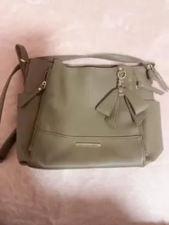 marie claire ショルダーバッグ オリーブグリーン