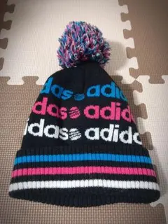 adidas☆ニット帽☆ボンボン