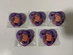 あんスタ ラメキラハートカンバッジ 缶バッジ UNDEAD ユニットセット