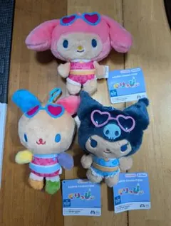 サンリオキャラクターズ くりっぴぃ ぬいぐるみ～こんがり日焼け 全6