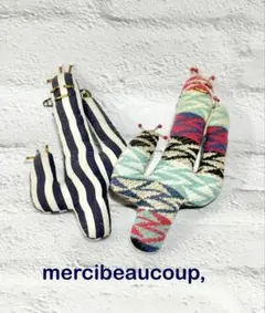mercibeaucoup サボテン型ブローチ　２個セット