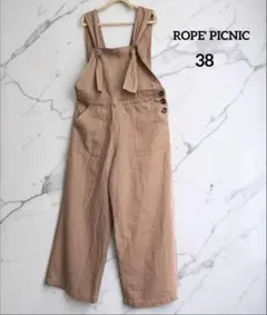 ROPE' PICNIC サロペットワイドパンツ　麻混のサムネイル