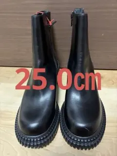CAMPER カンペール 厚底 レザー アンクルブーツ 黒 39サイドジップのサムネイル