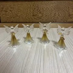 さくら様専用！ ガラス製天使の飾り 4体セット